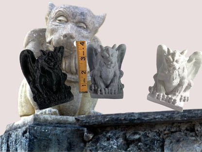 Medieval Dragon Gargoyle Fence Post Toppers & Desk Book Ends