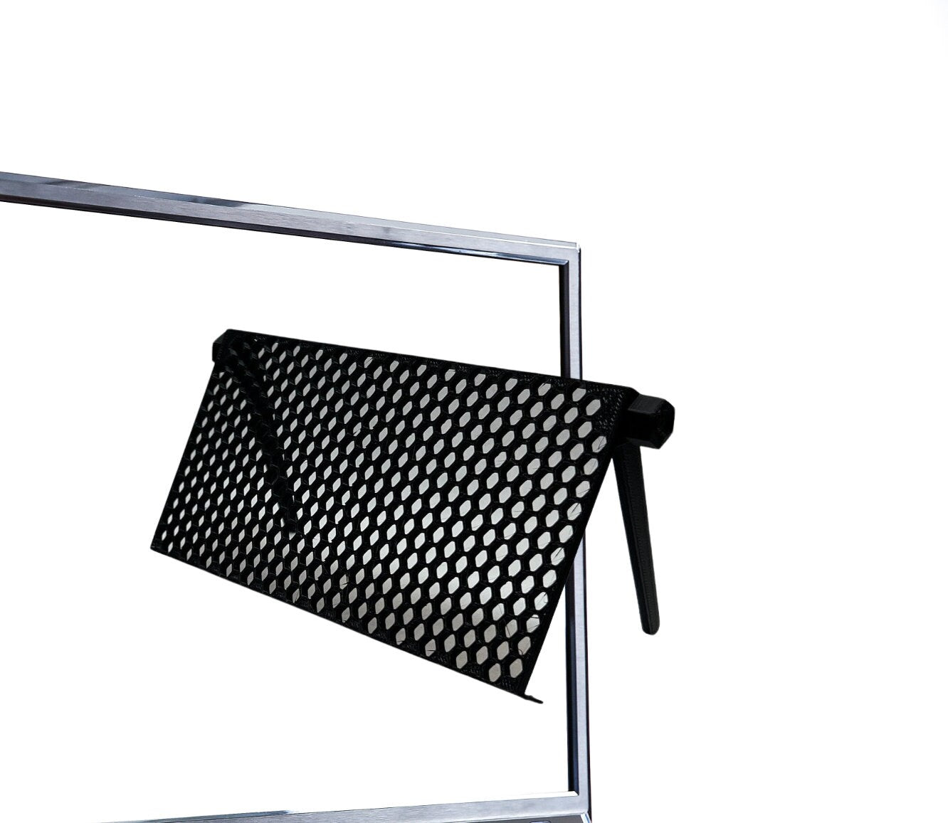 Hexagon Pattern computer Monitor Shelf, Speaker Stand, Web Cam Stand