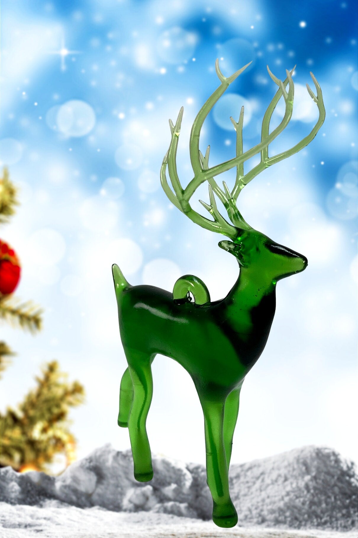 Reindeer Ornaments, for Christmas Trees