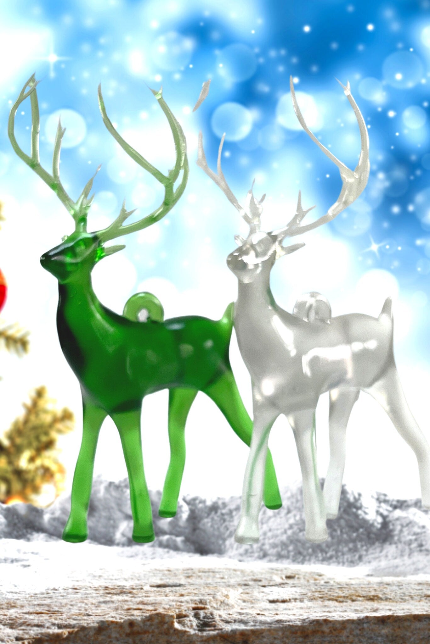 Reindeer Ornaments, for Christmas Trees