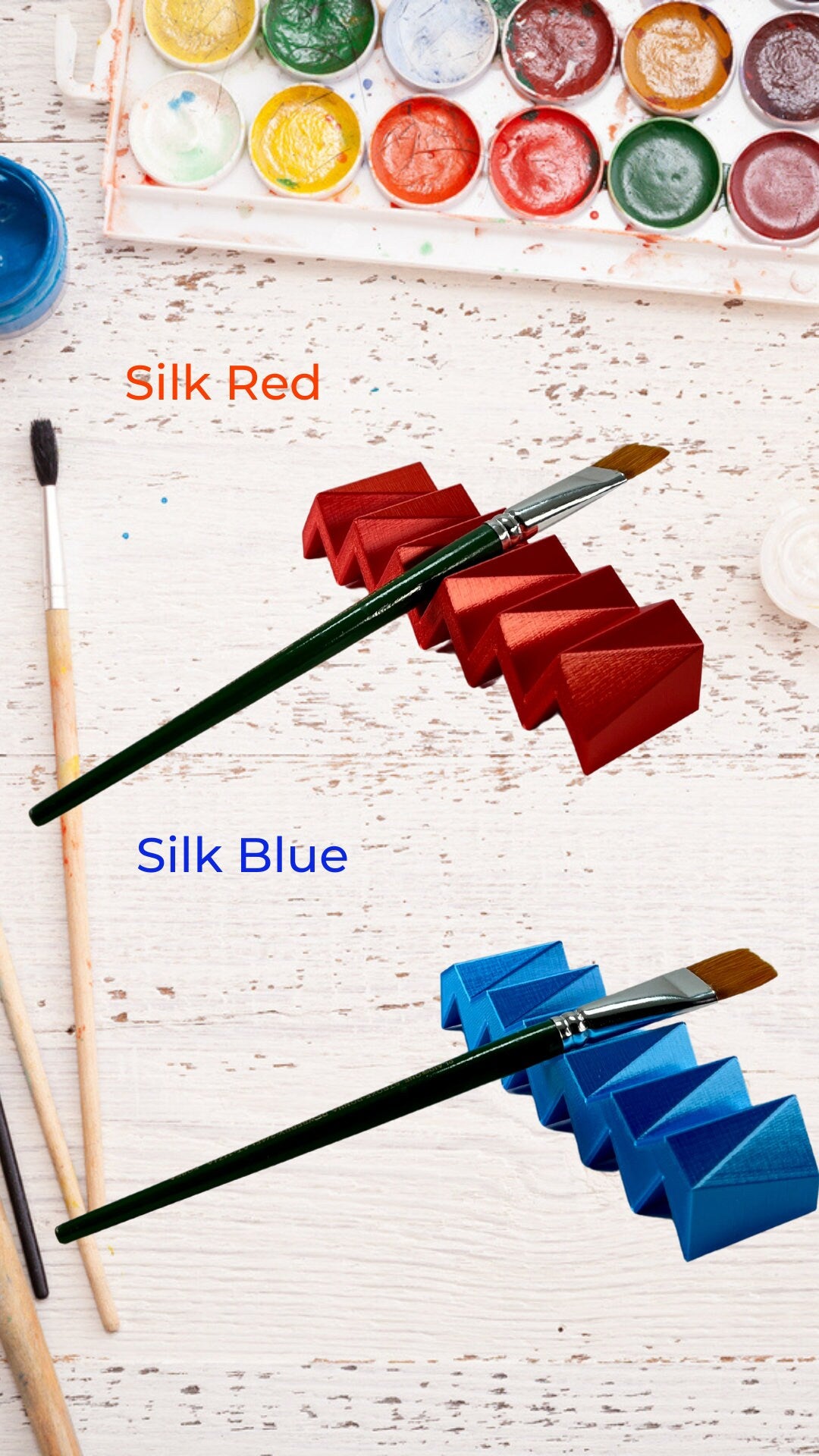 Paint Brush Holder, Pen and Pencil Holder, desktop organizer